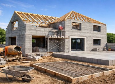 Travaux de maçonnerie et de gros-oeuvre pour maison individuelle